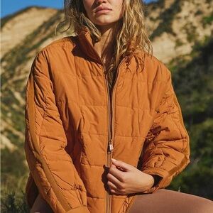FP Movement Pippa Packable Puffer Jacket in Toasted Coconut